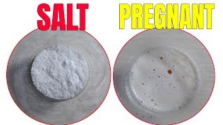 Pregnancy Test With Salt  How To Make Pregnancy Test At Home Step By Step With Real Video [upl. by Fredericka]