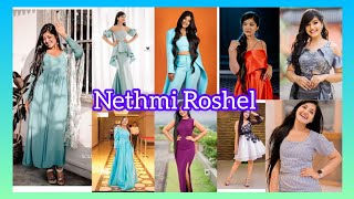 Nethmi roshel frock design  Nethmi roshel photos newfrockdesign2023 rosa gauri deweniinima [upl. by Dwaine]