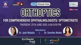 BINOCULAR VISION I ORTHOPTICS I 25th JUNE 2020 [upl. by Lounge]