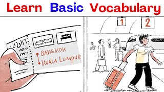 English For Beginners  Taking The Train Comprehensible Input A2 [upl. by Poole]