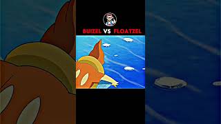 Buizel vs Floatzel  Ash Buizel Attitude 😎shorts pokemon [upl. by Nosnej626]