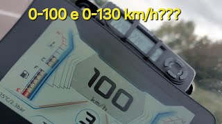 Quanto impega la QJ Srt550sx per lo 0 100 e 0  130 kmh [upl. by Aredna]