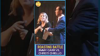 Roasting BattleJimmy Carr vs Christi Chiello funnyshorts [upl. by Larkin]