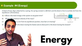 Energy  Simple Harmonic Motion  Physics [upl. by Yssirk]