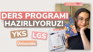 ÇALIŞMA PROGRAMI HAZIRLAMAK  Derece İçin Ders Çalışma Planı Nasıl Yapılır [upl. by Medardas]