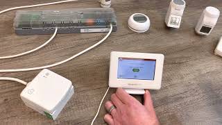 Honeywell Home evohome  Creating a single heating zone with evotouch Controller as the thermostat [upl. by Seldun]