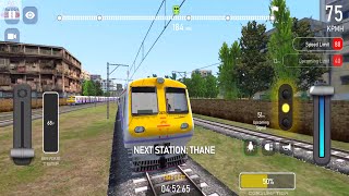 Mumbai Local Train Driving in Indian Local Train Simulator Android Gameplay  3D Train Wala Game [upl. by Krid]