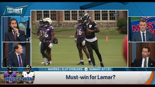 FIRST THINGS FIRST  Nick Wright RIPS Lamar Jackson He CANT WIN Big Games With Baltimore Ravens [upl. by Tobiah]