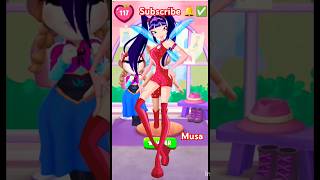 Musa winx club♥️❤️cosplay makeover by mytalkingangela2 musa winxclub cosplay angela2 shorts [upl. by Kellina]