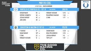 Mirfield CC Mirfield CC  1st XI v Edgerton amp Dalton CC 1st XI [upl. by Idihsar]