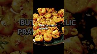 BUTTER GARLIC SHRIMP  BUTTER GARLIC PRAWNS RECIPE  SHRIMP IN BUTTER GARLIC SAUCE food prawns [upl. by Etnoj]