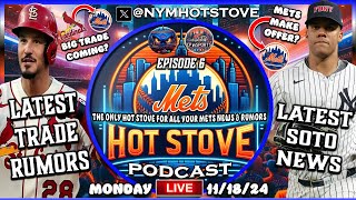 Mets Hot Stove  Mets Meet Juan Soto  Mets Trade Rumors  Mets  New York Mets  MLB Free Agency [upl. by Ojaras]