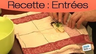 Recette  les rouleaux de printemps [upl. by Mountfort727]