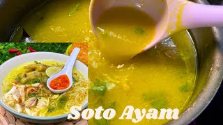 Resep Soto Ayam simple amp segar [upl. by Ebonee926]