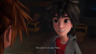 Kingdom Hearts 3 San Fransokyo  All Cutscenes [upl. by Yatnwahs]