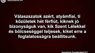 Apostolok cselekedetei 58 Hangos Biblia [upl. by Anyaled]