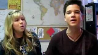 Nathan Kress and Jennette McCurdy  Rappin  iCarly Backstage [upl. by Vikky]