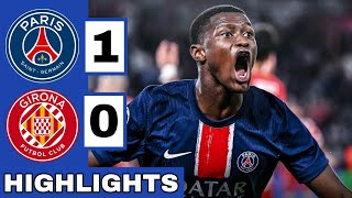 🔵PSG vs Girona 10 Extended HIGHLIGHTS  UEFA Champions League [upl. by Lucey]