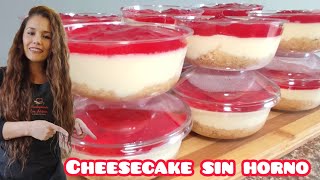 SIN HORNO cheesecake fácil y delicioso [upl. by Michaella]