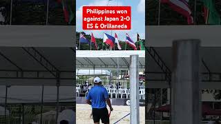 Philippines vs Japan AVC ASIAN Beach volleyball Championships  Eslapor amp Orillaneda [upl. by Idnim]