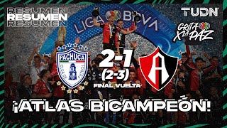 Resumen y goles  Pachuca 2231 Atlas  Grita México C22  Final VUELTA  TUDN [upl. by Nnasor587]