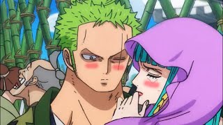 Roronoa Zoro and KomurasakiHiyori AMV  Con Calma  One piece [upl. by Araccat674]