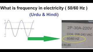 What is frequency in electricity  50 and 60 Hz Hertz  Cycle per second Hindi amp Urdu [upl. by Atteirneh]