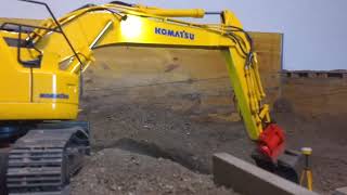 Komatsu PC228 in 1145  erster Test der neuen Schwenkanbauplatte X180 [upl. by Ume]