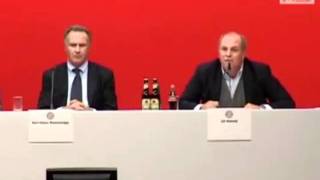 Uli Hoeneß über die Scheissstimmung in der AllianzArena [upl. by Iormina978]