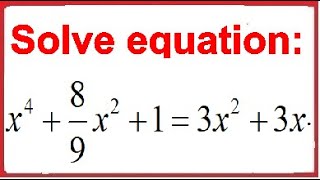 Solve equation x489x213x23x [upl. by Sebastien595]