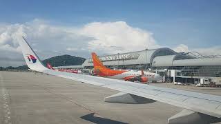 Malaysia Airlines MH Landing into Penang International Airport PEN Bayan Lepas Pulau Pinang 槟成 檳城 [upl. by Nicoline]