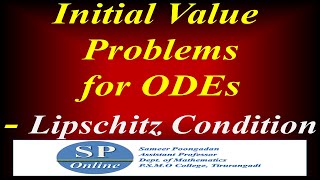 S5 BSc Numerical Analysis Lecture 27Initial value ProblemsLipschitz condition [upl. by Garald]