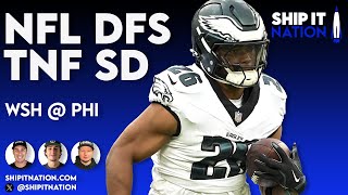 NFL Week 11 TNF Showdown  Commanders  Eagles  DraftKings DFS Picks Plays amp Process [upl. by Odnavres]