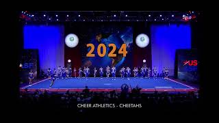 Cheer Athletics Cheetahs Cheerleading Worlds 2024 Semis [upl. by Scholz]