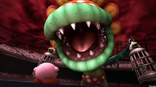 Super Smash Bros Brawl 4K  100 Walkthrough  Part 1 Midair Stadium Petey Piranha Boss Battle [upl. by Zebedee]