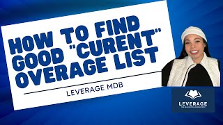 How To Find Good Overage List [upl. by Lyall334]