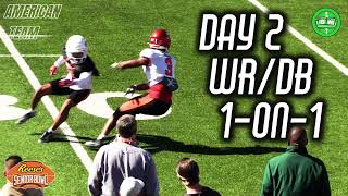 2024 Senior Bowl Coverage Day 2  WRvsDB  American Team 1 on 1 [upl. by Enisaj]