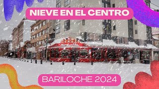 🔴 TERRIBLE NEVADA en Bariloche  Recorrido por el Centro Cívico junio 2024 [upl. by Linnell249]