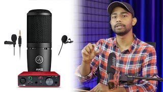 নতুন ইউটিউবারদের জন্য ভালো মাইক্রোফোন কোনটা Best Mic For Youtube In 2021  AskRohan 9  Rohan Nag [upl. by Brownley]