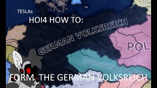 HOI4 HOW TO Form the German Volksreich  Hoi4 Gotterdammerung [upl. by Leann]