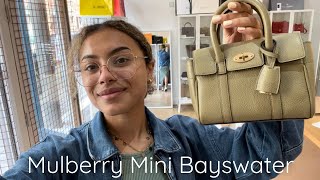 Mulberry Mini Bayswater Review [upl. by Daisi659]