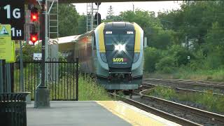 VIA Train 41 Westbound Brockville VIA Station Stop August 13 2024 [upl. by Nahgiem392]