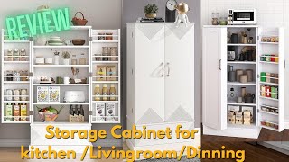 Comparative Review  Kitchen Pantry Storage Cabinet 47” [upl. by Reagan]