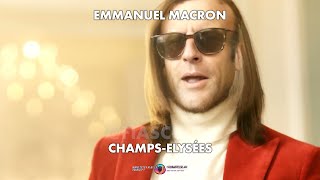 Emmanuel Macron  ChampsElysées Cover IA SCH [upl. by Xuaeb]