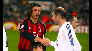 Paolo Maldini vs The Galacticos Figo Zidane Ronaldo [upl. by Ecylahs3]