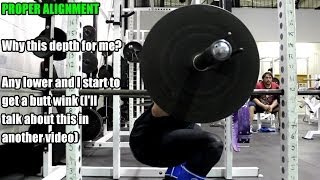 SQUAT STRONGER TIP Preventing Spinal Hyperextension and Bar Displacement [upl. by Arodaeht]