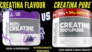 creatina Flavour Atlhetica ou Creatina 100 pure Atlhetica qual é a melhor [upl. by Tada]