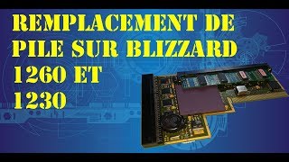 Changement de pile sur des cartes Blizzard [upl. by Eatnhoj]