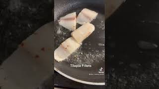 Tilapia fillet fish recipe shorts [upl. by Neelhtac939]