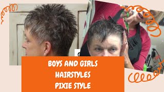 Short Pixie Hairstyles  Womens Over 60 Hairstyles [upl. by Shull164]